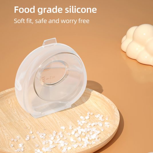 Portable Silicone breast feeding bra Hand-Free Wearable Breast Pump Manual Breast Milk Collector for Baby & Kids Dining - Image 3