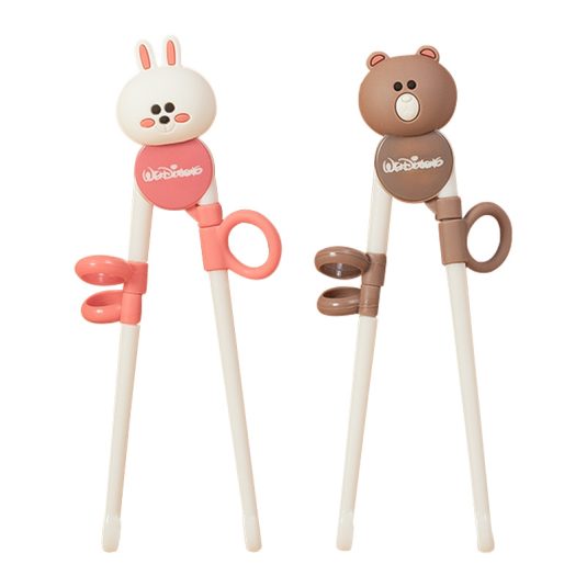 Fun Animal Cartoon Character Chopsticks for Babies and Toddlers Three Finger Positioning for baby products Kids Dining