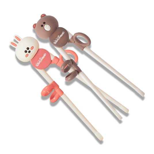 Fun Animal Cartoon Character Chopsticks for Babies and Toddlers Three Finger Positioning for baby products Kids Dining - Image 2