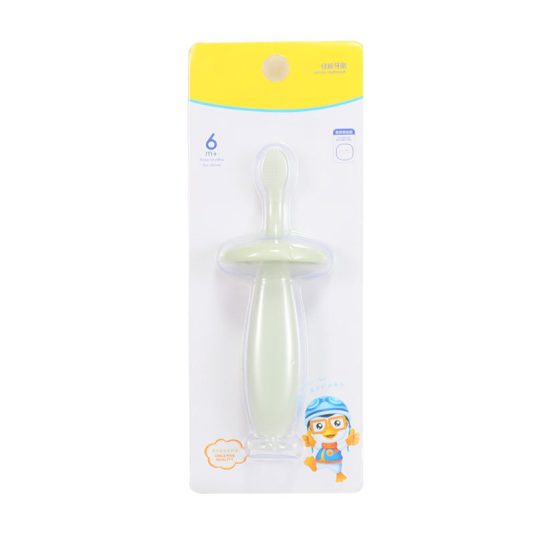 Silicone Children's Toothbrush 0-1-2-3-6 Years Old Baby Finger Cot Toothbrush Toddlers Deciduous Teeth Brushing Bite Protection - Image 13