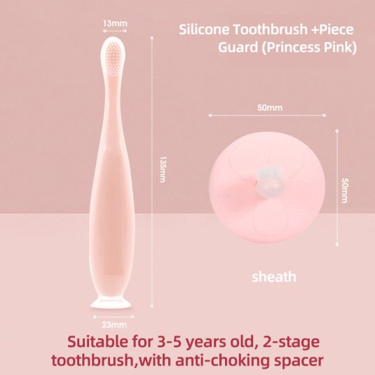Silicone Children's Toothbrush 0-1-2-3-6 Years Old Baby Finger Cot Toothbrush Toddlers Deciduous Teeth Brushing Bite Protection - Image 5