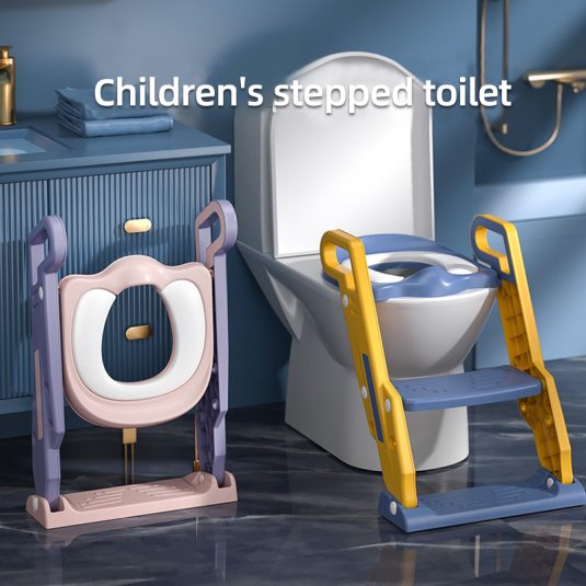 Children's Full Toilet Set with Staircase Type Bath Tub Urinal Bedpan Auxiliary Staircase Step Stool for kids Bathroom Use - Image 6