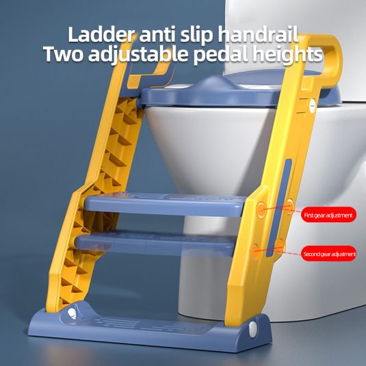 Children's Full Toilet Set with Staircase Type Bath Tub Urinal Bedpan Auxiliary Staircase Step Stool for kids Bathroom Use - Image 5