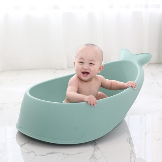 Baby bath bucket Bathtub with Mesh Pocket for Newborn Children Sitting Lying down Bathing Basin baby things products Supplies - Image 5