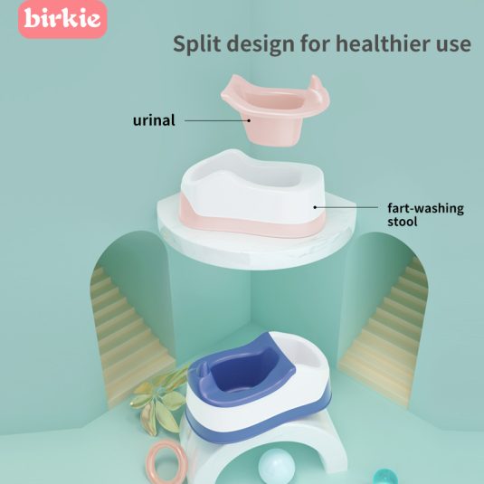 Newborn Child Toilet Set Includes Baby Washing Buttocks Sitz Bath Basin Stool Little Kids Bath Tubs & Seats for Kids Bathroom - Image 5