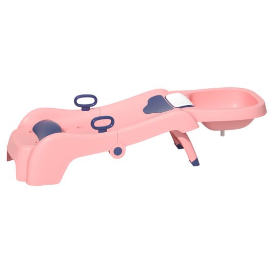 Children's Cartoon Shampoo Chair Non-Wet Foldable baby Hair Washing Artifact for seating bath time fun in bathtub bucket