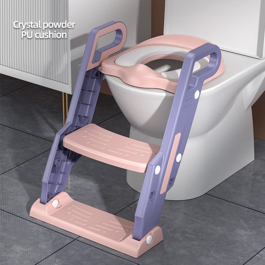 Children's Full Toilet Set with Staircase Type Bath Tub Urinal Bedpan Auxiliary Staircase Step Stool for kids Bathroom Use - Image 3
