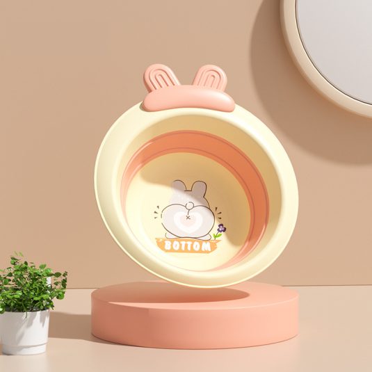 Large Plastic Baby Folding Bathtub for Newborn and Toddler for Sitting Lying for Household Use as Children's Supplies Toilet - Image 4