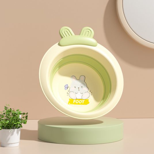 Large Plastic Baby Folding Bathtub for Newborn and Toddler for Sitting Lying for Household Use as Children's Supplies Toilet - Image 2