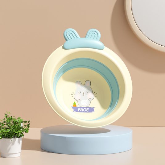 Large Plastic Baby Folding Bathtub for Newborn and Toddler for Sitting Lying for Household Use as Children's Supplies Toilet - Image 3
