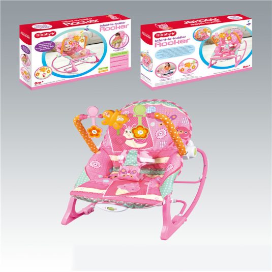 Wholesale Multifunctional Plastic Baby Rocking Chair Newborn Swing Bouncer with Music and Vibration for 0-24 Month Old Infants - Image 5