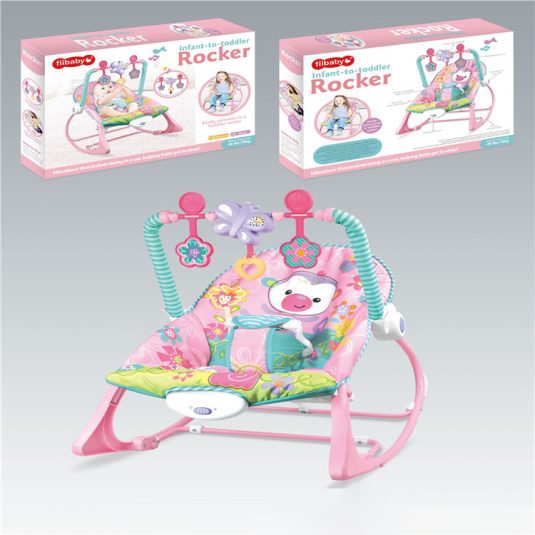 Wholesale Multifunctional Plastic Baby Rocking Chair Newborn Swing Bouncer with Music and Vibration for 0-24 Month Old Infants - Image 8