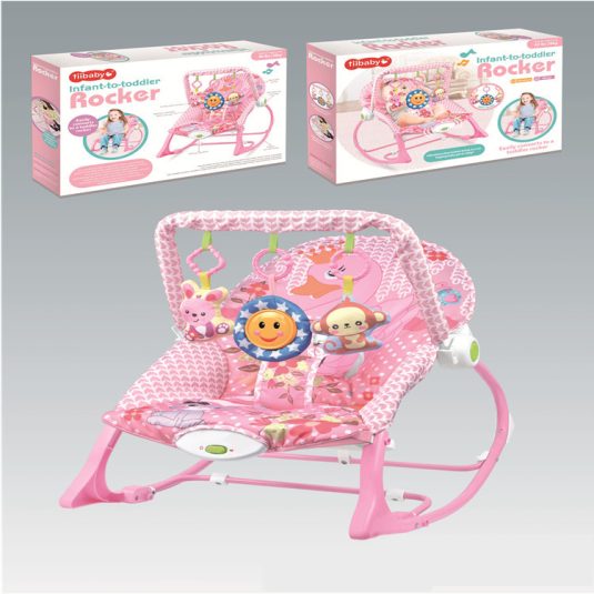 Wholesale Multifunctional Plastic Baby Rocking Chair Newborn Swing Bouncer with Music and Vibration for 0-24 Month Old Infants - Image 9