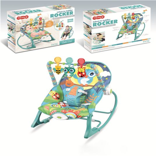 Wholesale Multifunctional Plastic Baby Rocking Chair Newborn Swing Bouncer with Music and Vibration for 0-24 Month Old Infants - Image 12