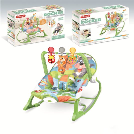 Wholesale Multifunctional Plastic Baby Rocking Chair Newborn Swing Bouncer with Music and Vibration for 0-24 Month Old Infants - Image 14