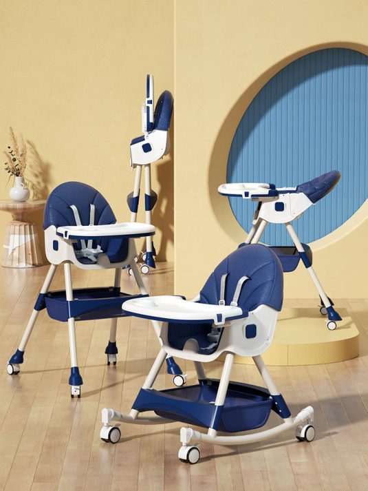 Large Multifunctional and Adjustable Portable Plastic Baby Dining Chair Set for Children's Household Table Use - Image 4