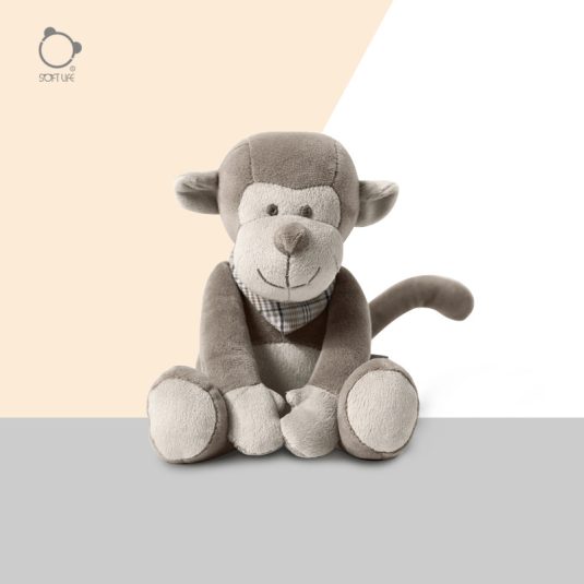 Unisex New Brown Scarf Monkey Plush Toy Soft Style Soft Toy for Children's Birthday Gift for 1 to 13 Years Old Kids - Image 2