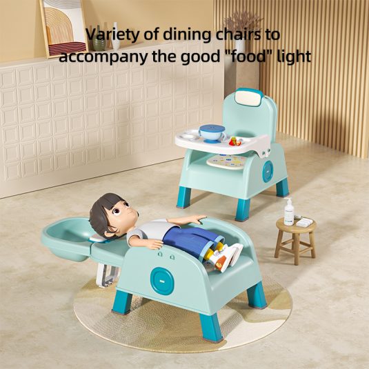 Children's Plastic Multifunctional Shampoo Chair for Home Bathing Needs Foldable Baby Home Hair Washing and Dining Chair - Image 2