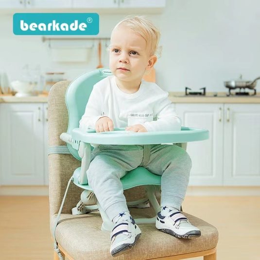 Baby dining chair can be folded portable out of the children's baby eating to learn to sit chair seat chair dining table and chairs for home use - Image 2
