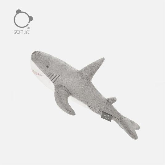 Grey Shark Plush Toy Unisex Children's Birthday Gift Soft Pillow Doll for Boys and Girls Aged 1-13 Years old kids - Image 3
