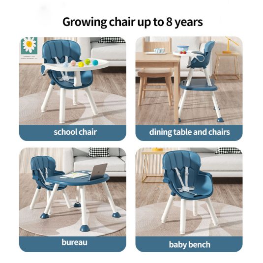 Multi-Functional Foldable Plastic Baby Dining Set for 0-4 Years Old Kids for Eating Sitting at Tables Learning Skills Enhanced - Image 3