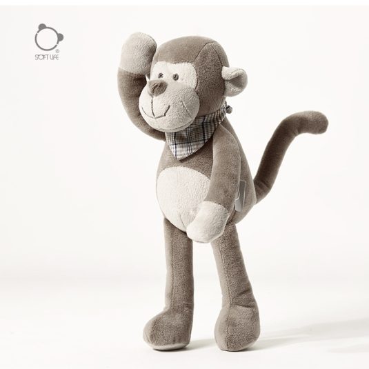 Unisex New Brown Scarf Monkey Plush Toy Soft Style Soft Toy for Children's Birthday Gift for 1 to 13 Years Old Kids - Image 4