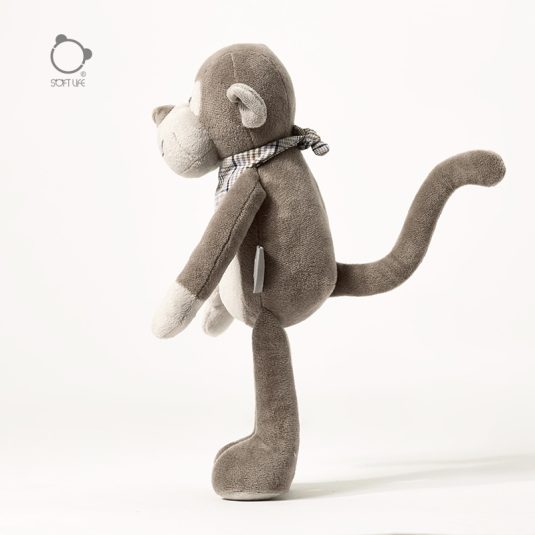 Unisex New Brown Scarf Monkey Plush Toy Soft Style Soft Toy for Children's Birthday Gift for 1 to 13 Years Old Kids - Image 5
