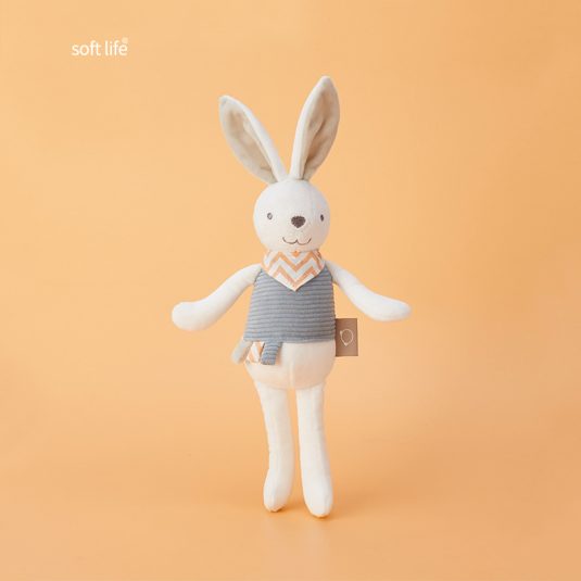 Unisex Yellow and Green Rabbit Plush Toy Soft Home Decoration Doll Comfort Companion for Children Birthday Gift - Image 5