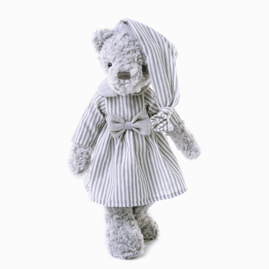 New gray cocoa rabbit doll children's toys short plush sleep doll baby birthday gift - Image 4