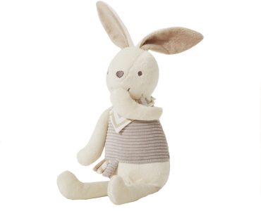 New gray cocoa rabbit doll children's toys short plush sleep doll baby birthday gift
