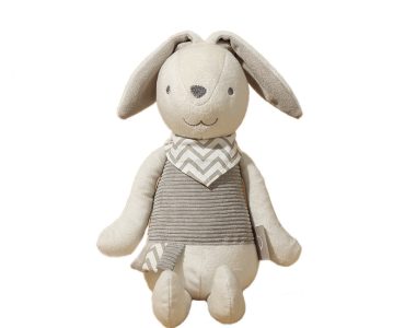 Unisex Large Cocoa Rabbit Soft Cartoon Plush Toy Soothing Sleeping Doll for Children's Birthday Gift for Kids and Teens
