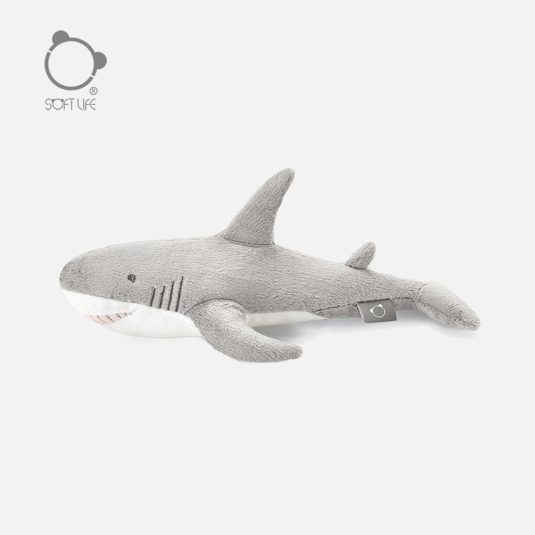Grey Shark Plush Toy Unisex Children's Birthday Gift Soft Pillow Doll for Boys and Girls Aged 1-13 Years old kids - Image 6