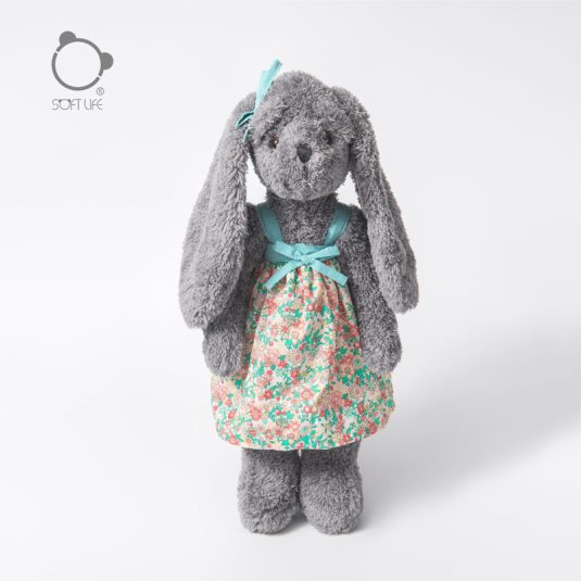 New Gray Fairy Rabbit Plush Doll Sleeping Comfort Toys for Girls Soft and Cozy Birthday Gift for Children - Image 6
