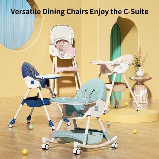 Large Multifunctional and Adjustable Portable Plastic Baby Dining Chair Set for Children's Household Table Use - Image 8